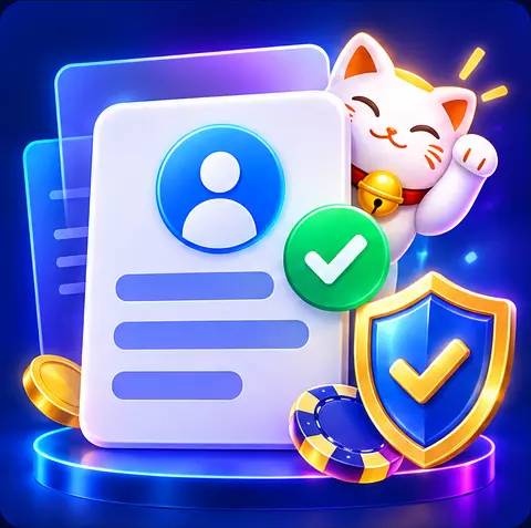 Neon account card for choosing PlayTime login or registration