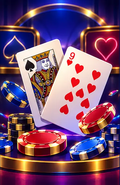 Baccarat cards and chips